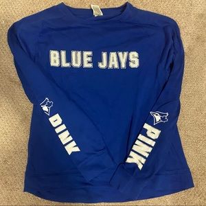 Pink Blue Jays Crewneck Sweater - Size L
